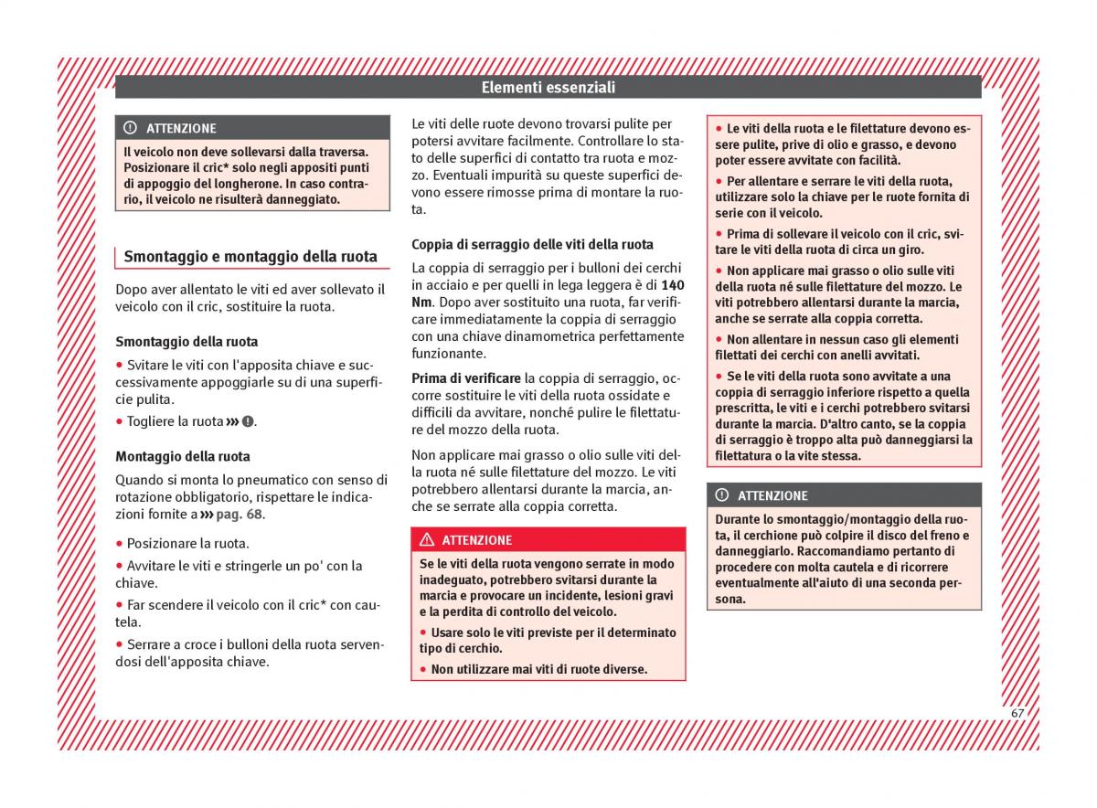 Seat Arona manuale del proprietario / page 69