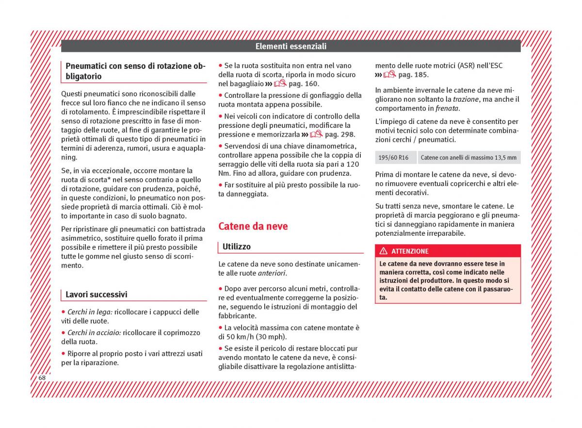 Seat Arona manuale del proprietario / page 70