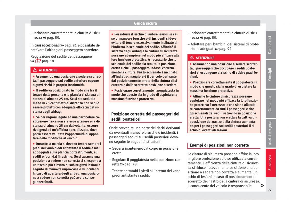 Seat Arona manuale del proprietario / page 79