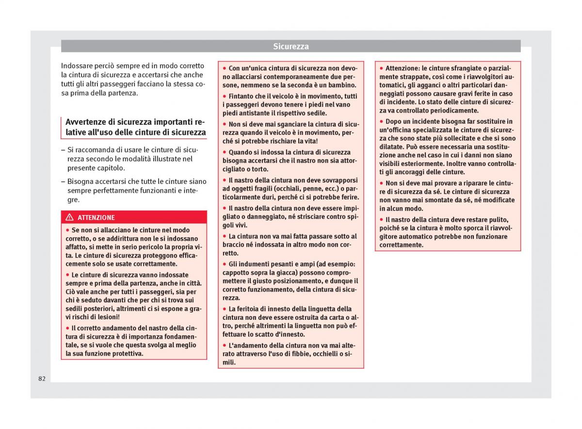 Seat Arona manuale del proprietario / page 84