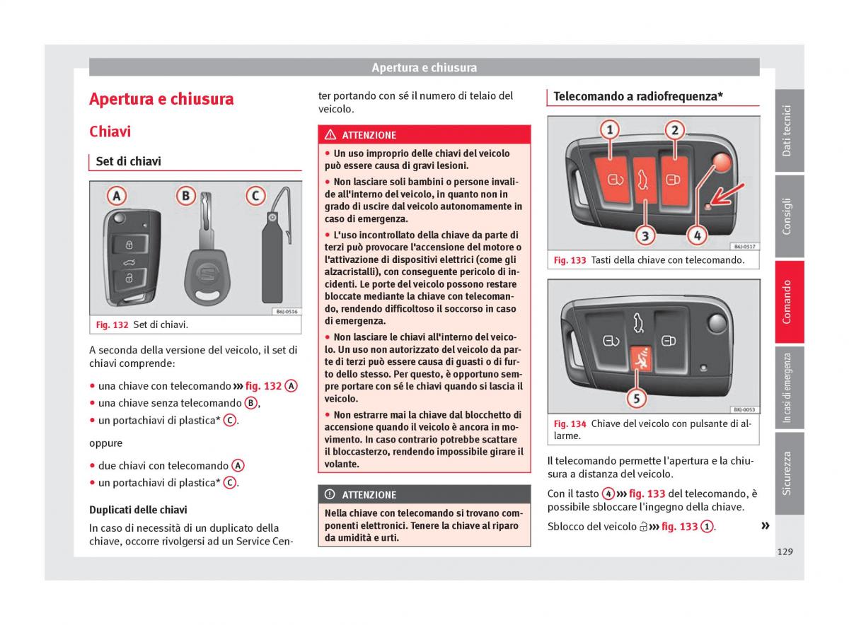 Seat Arona manuale del proprietario / page 131