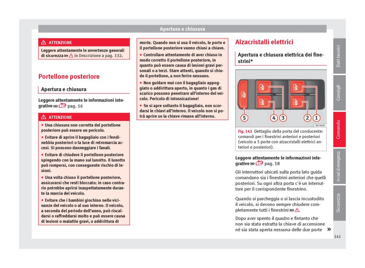 Seat Arona manuale del proprietario / page 143