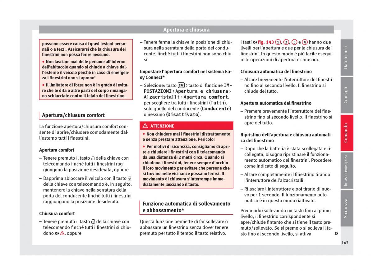 Seat Arona manuale del proprietario / page 145