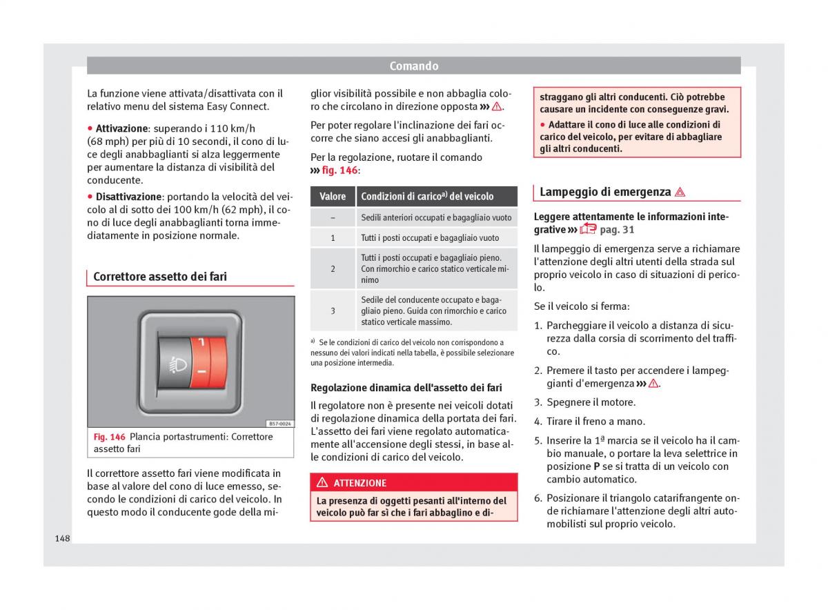 Seat Arona manuale del proprietario / page 150