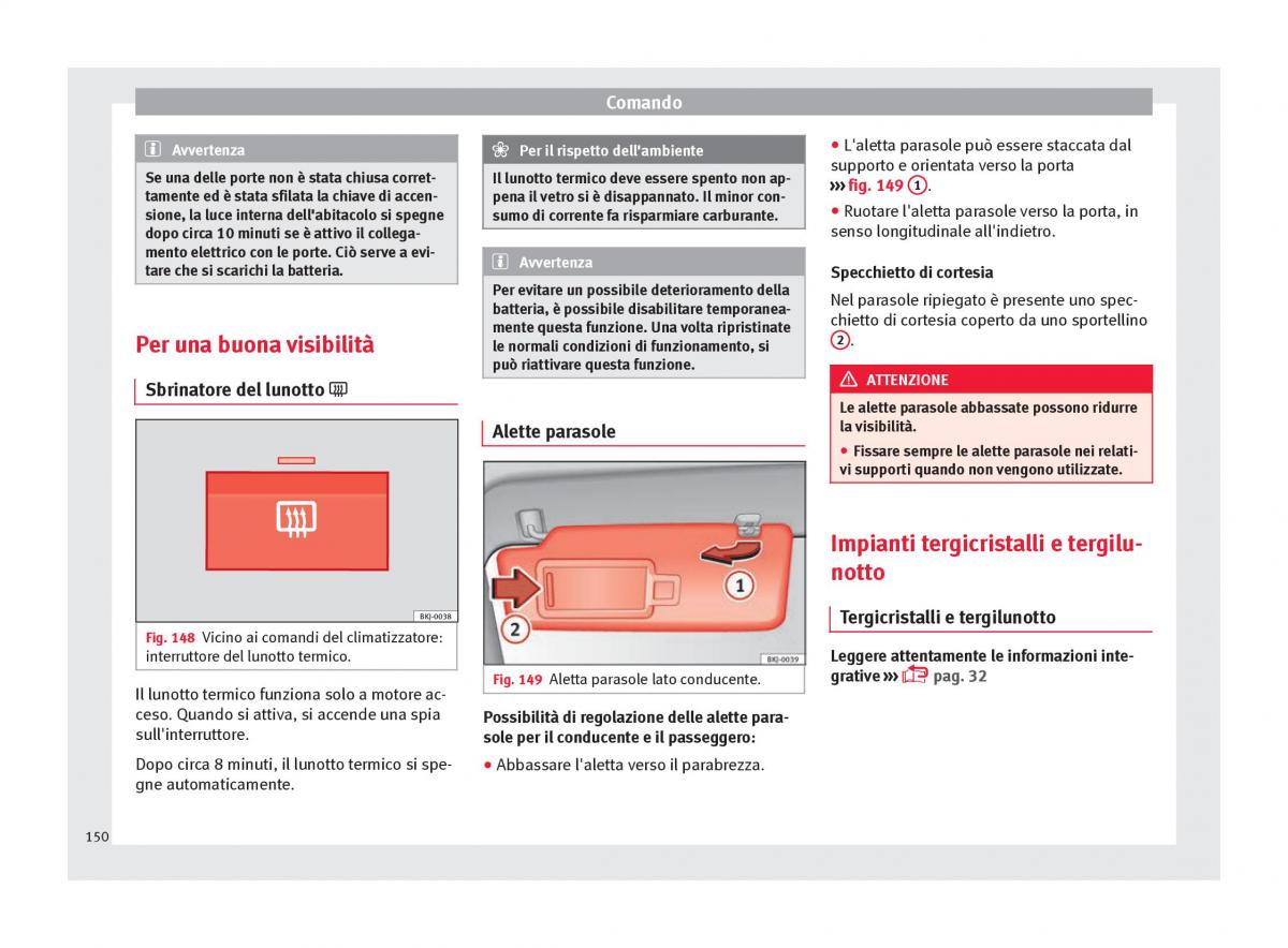 Seat Arona manuale del proprietario / page 152