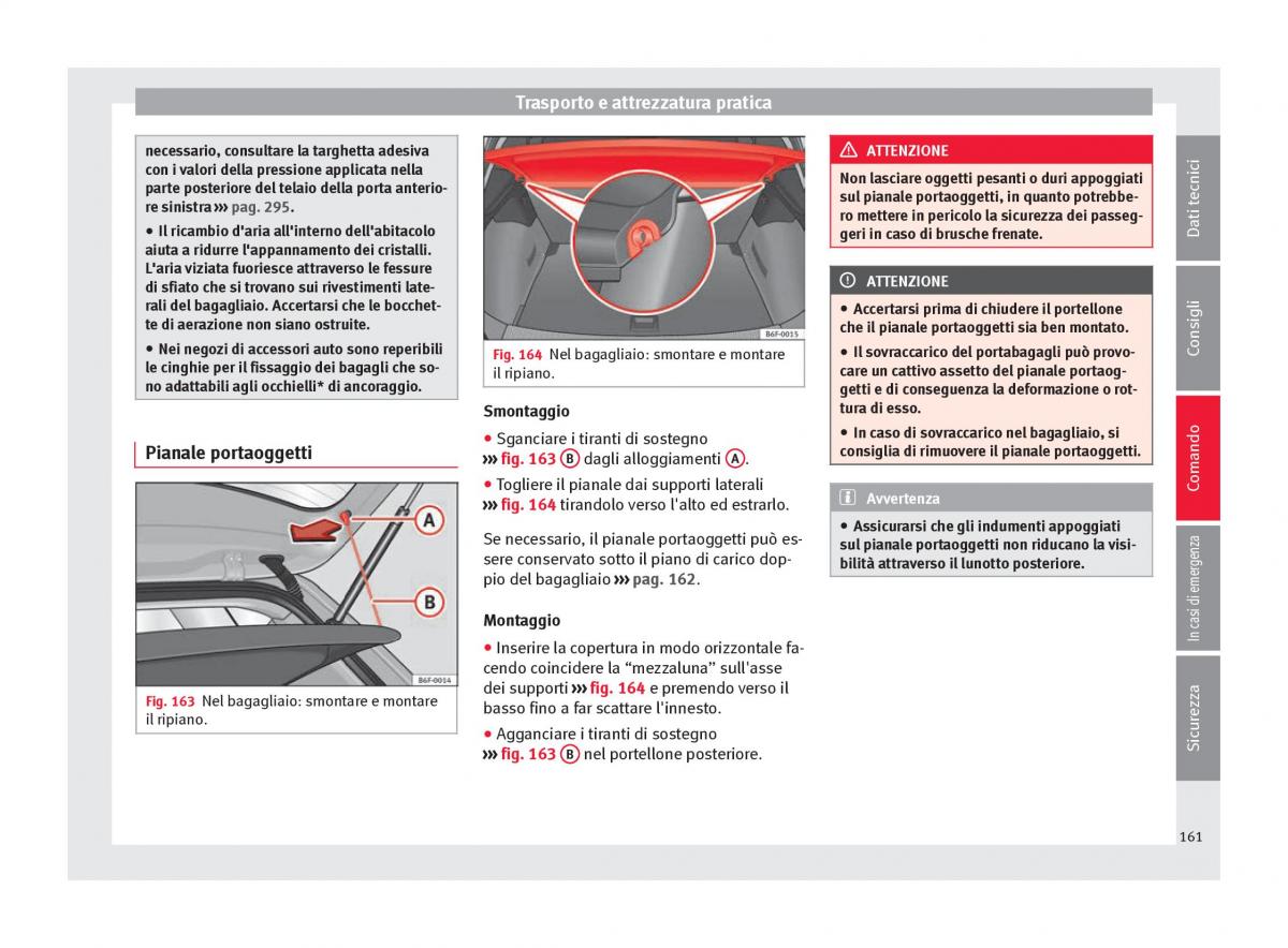 Seat Arona manuale del proprietario / page 163