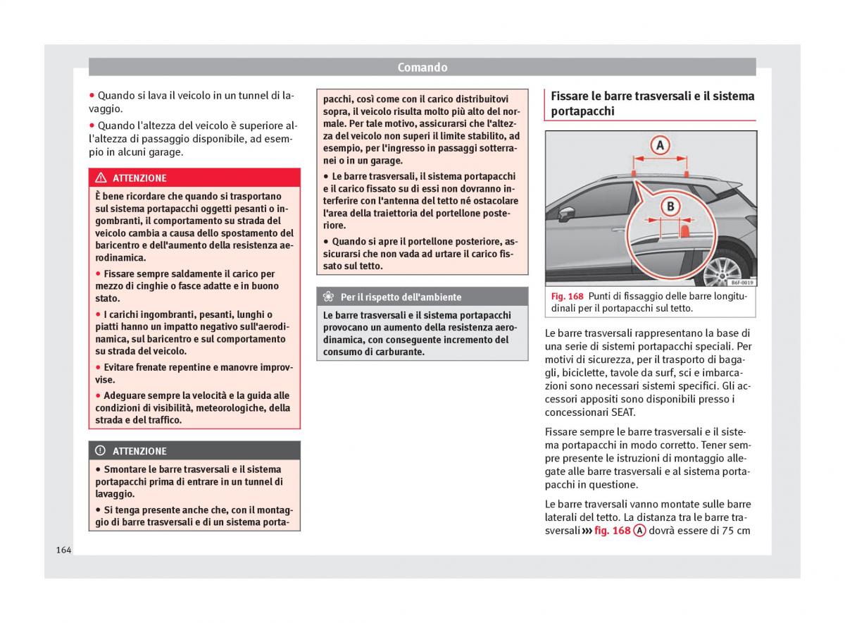 Seat Arona manuale del proprietario / page 166