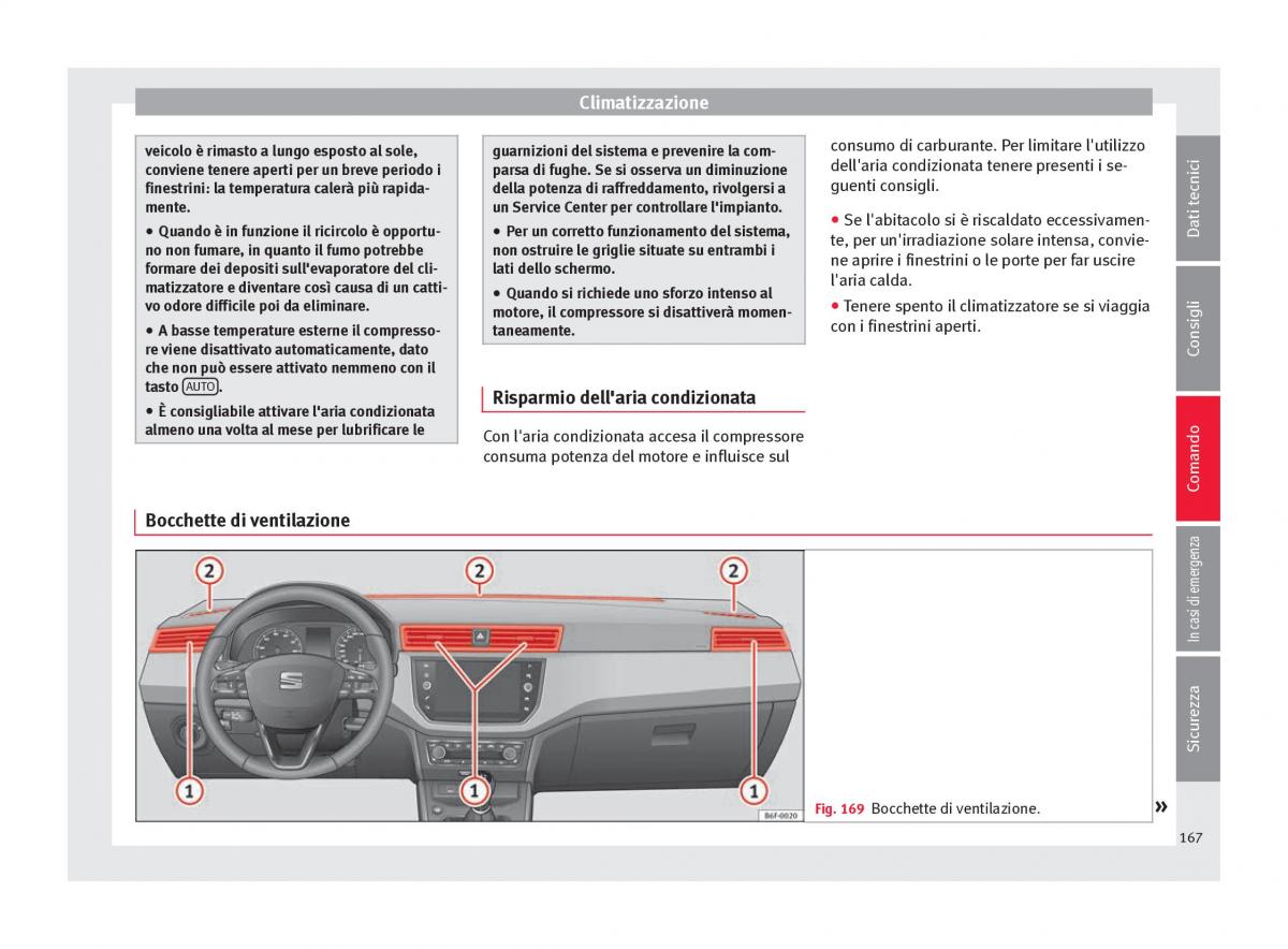 Seat Arona manuale del proprietario / page 169