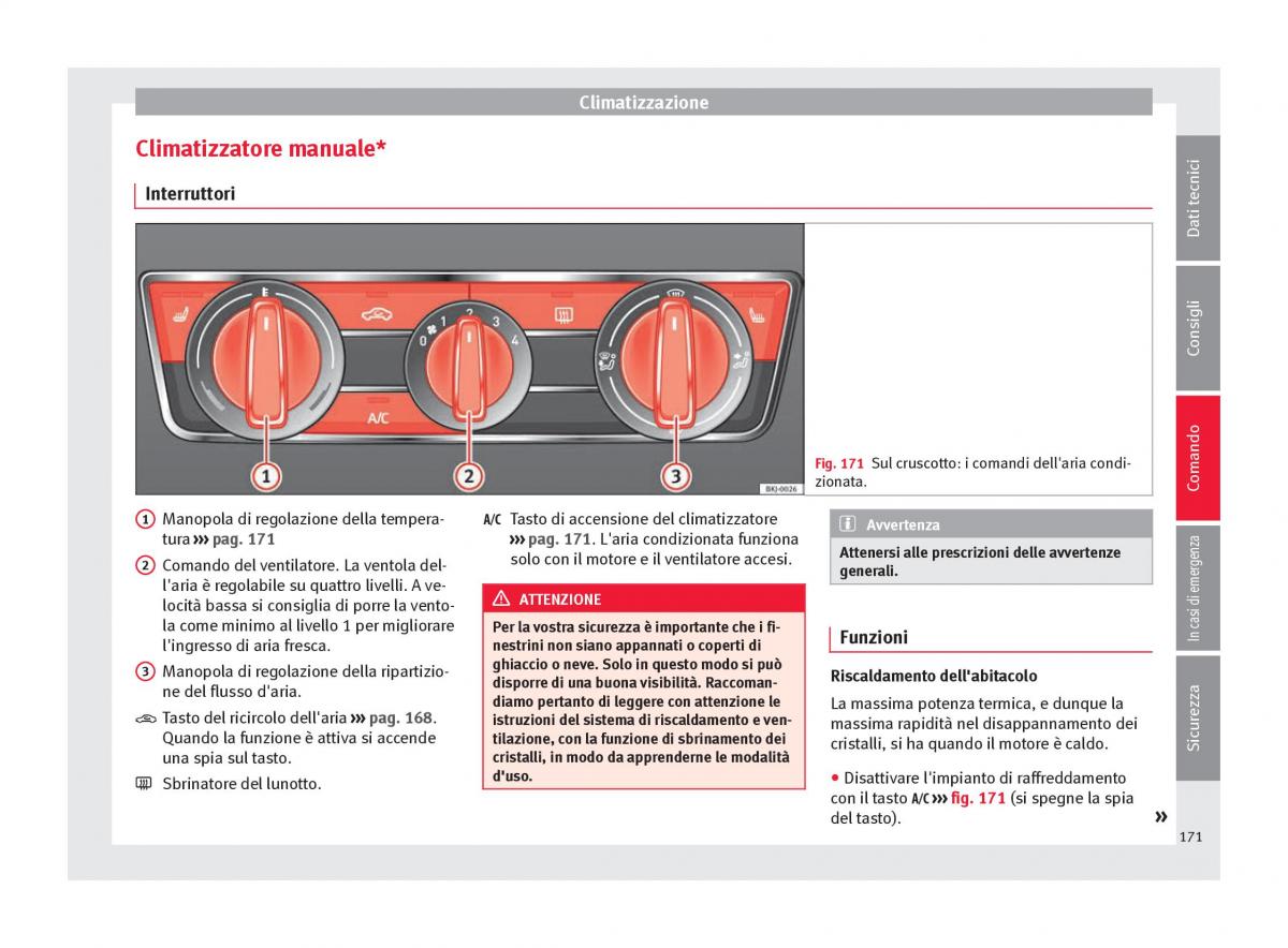 Seat Arona manuale del proprietario / page 173