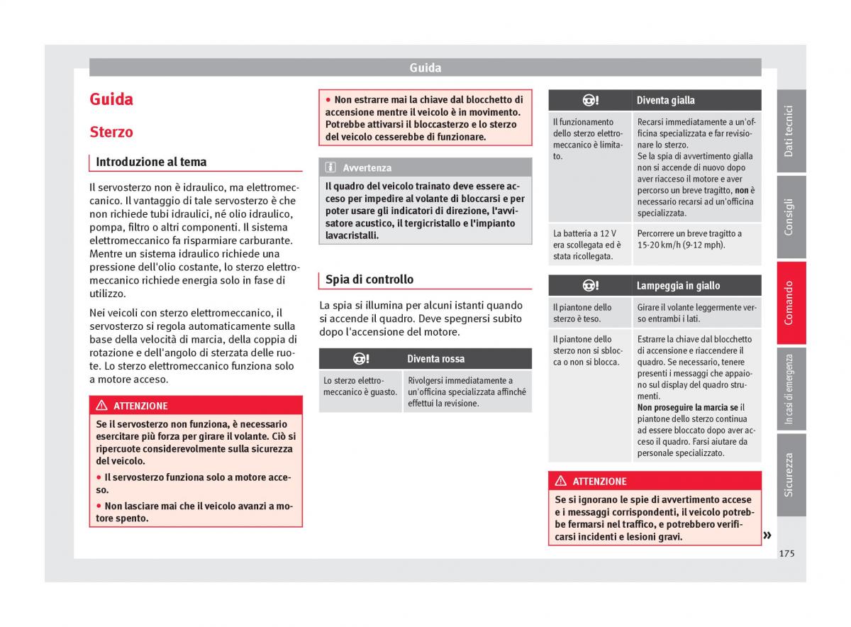 Seat Arona manuale del proprietario / page 177