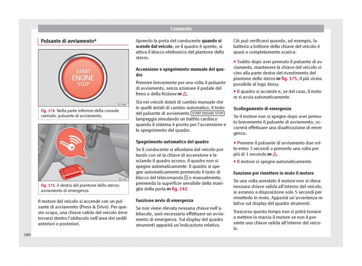 Seat Arona manuale del proprietario / page 182