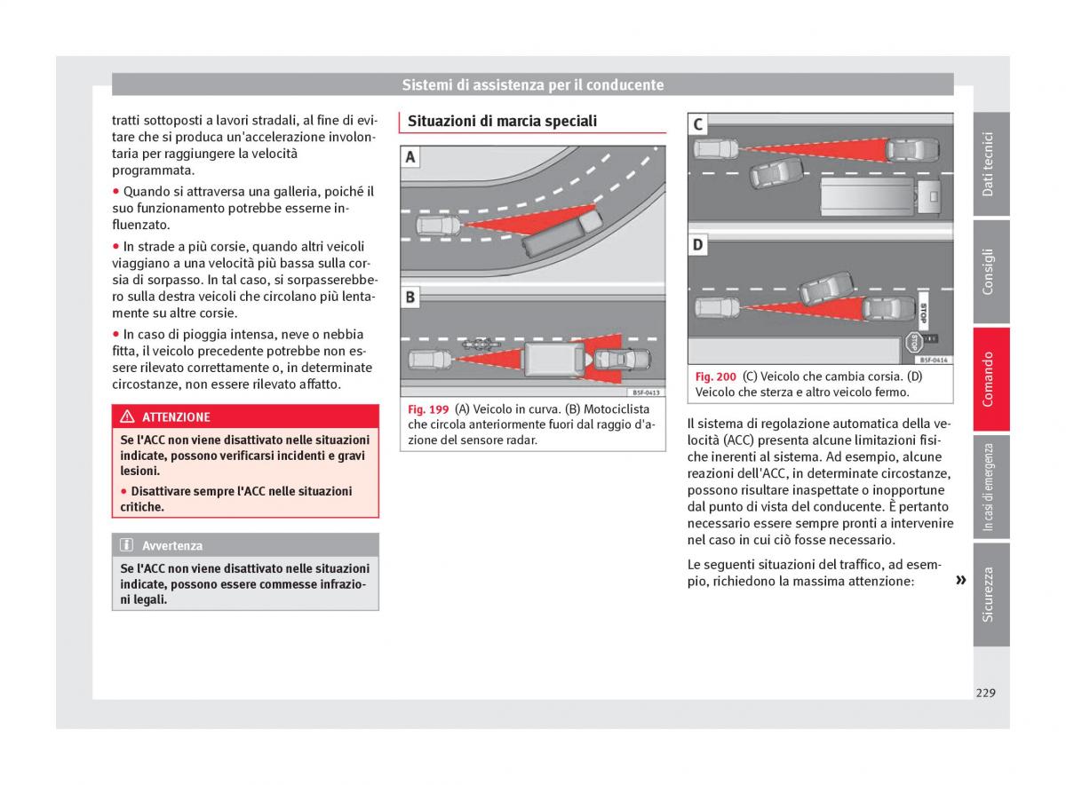 Seat Arona manuale del proprietario / page 231