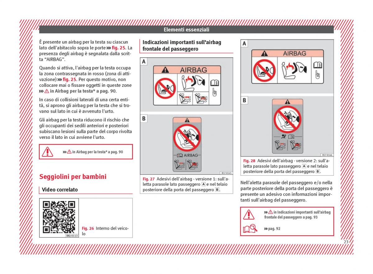 Seat Arona manuale del proprietario / page 25