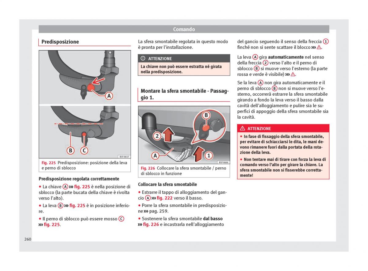 Seat Arona manuale del proprietario / page 262