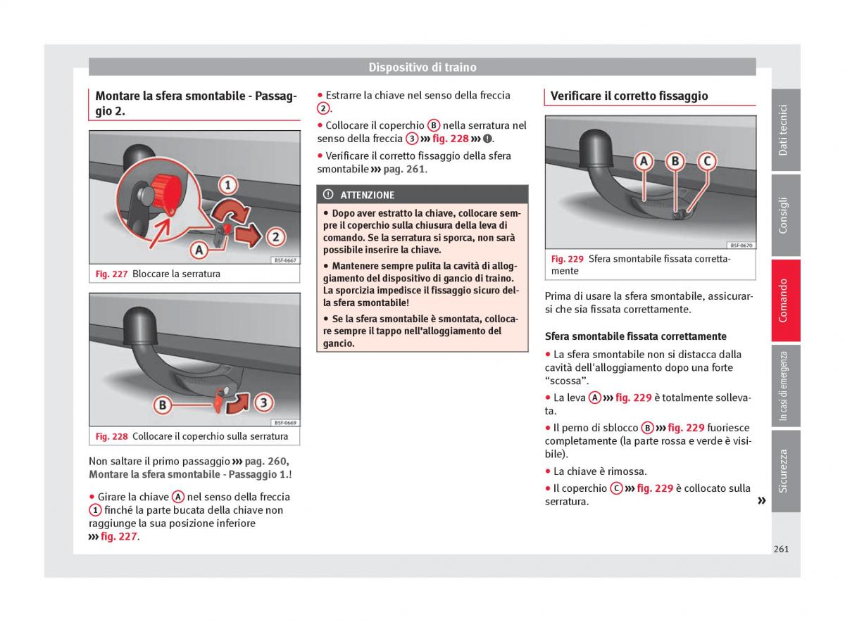 Seat Arona manuale del proprietario / page 263