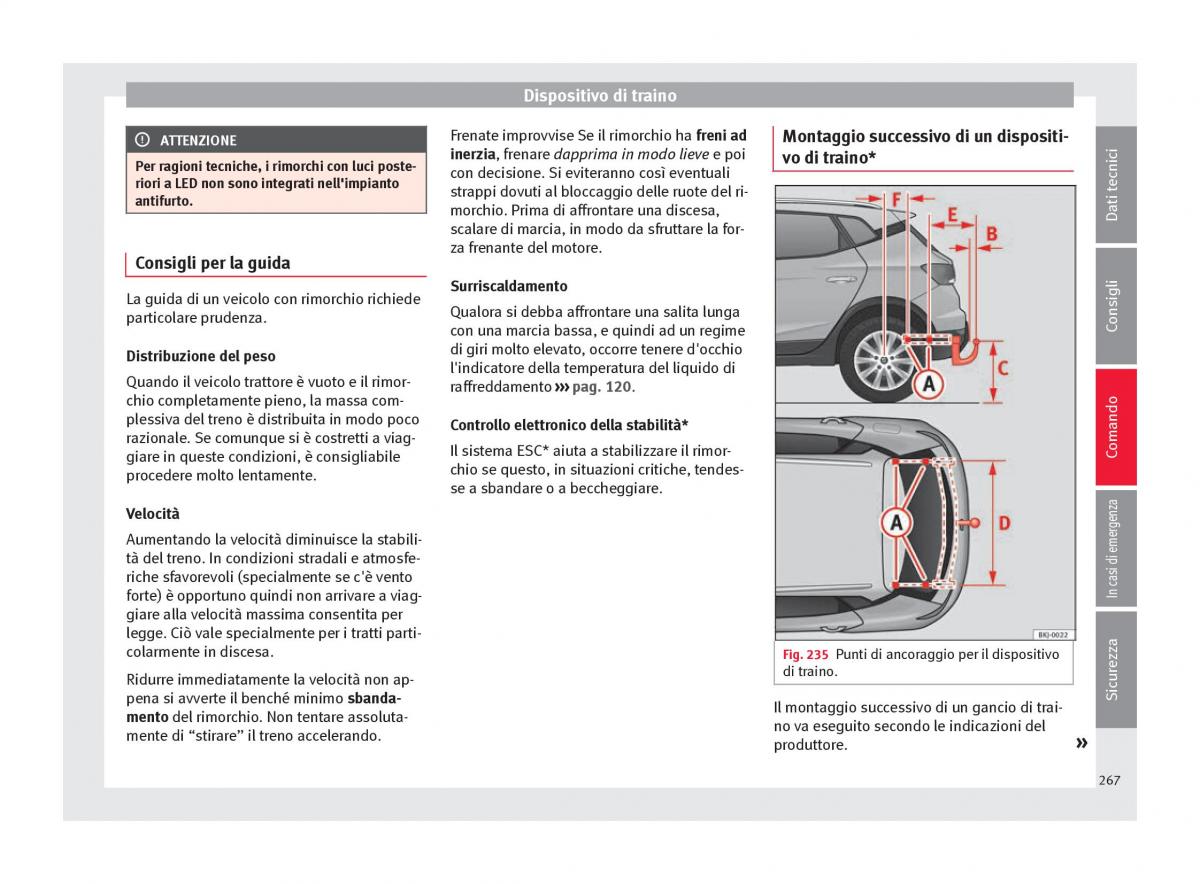 Seat Arona manuale del proprietario / page 269