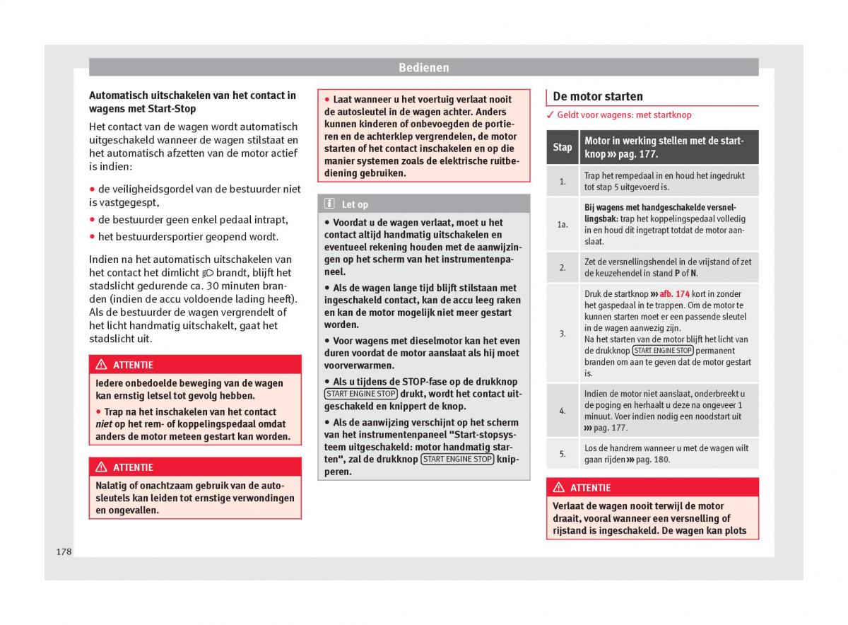 Seat Arona handleiding / page 180