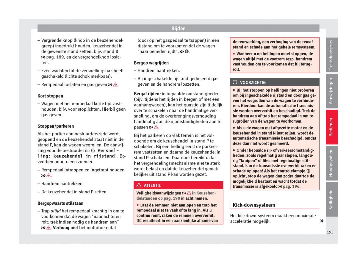 Seat Arona handleiding / page 195