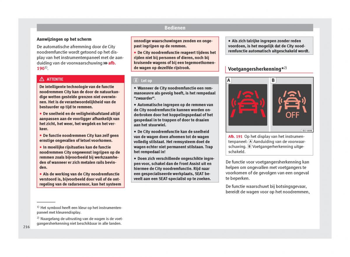 Seat Arona handleiding / page 218