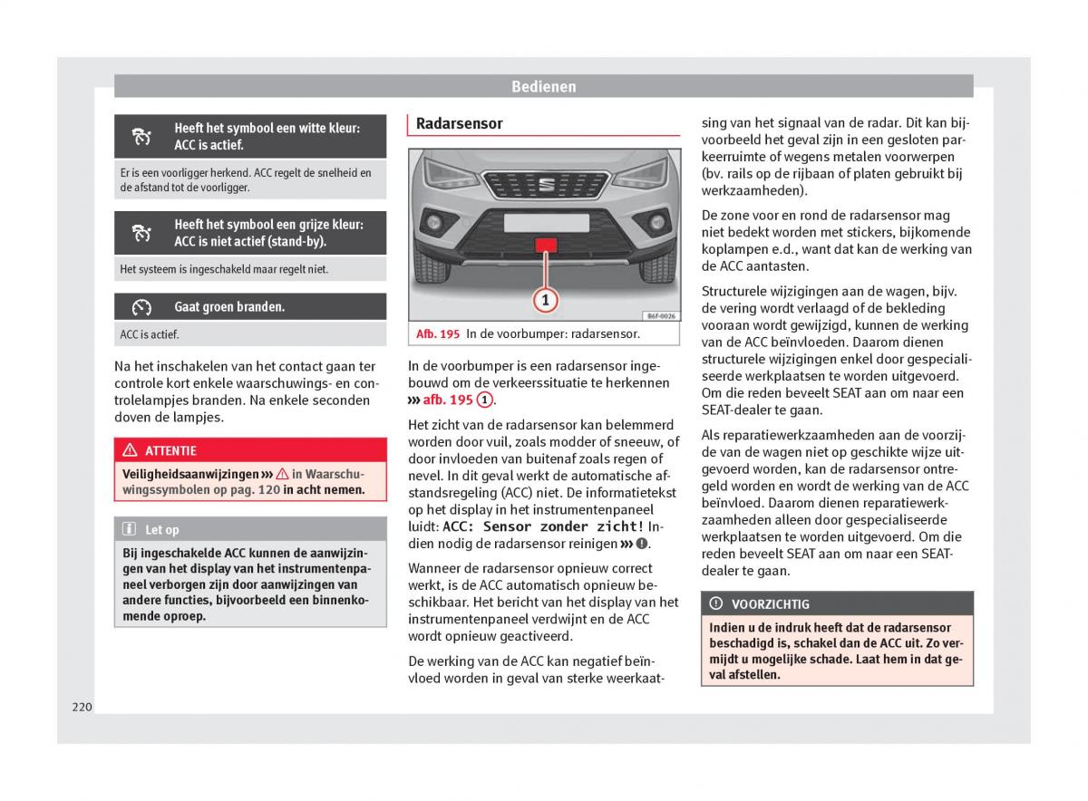 Seat Arona handleiding / page 222