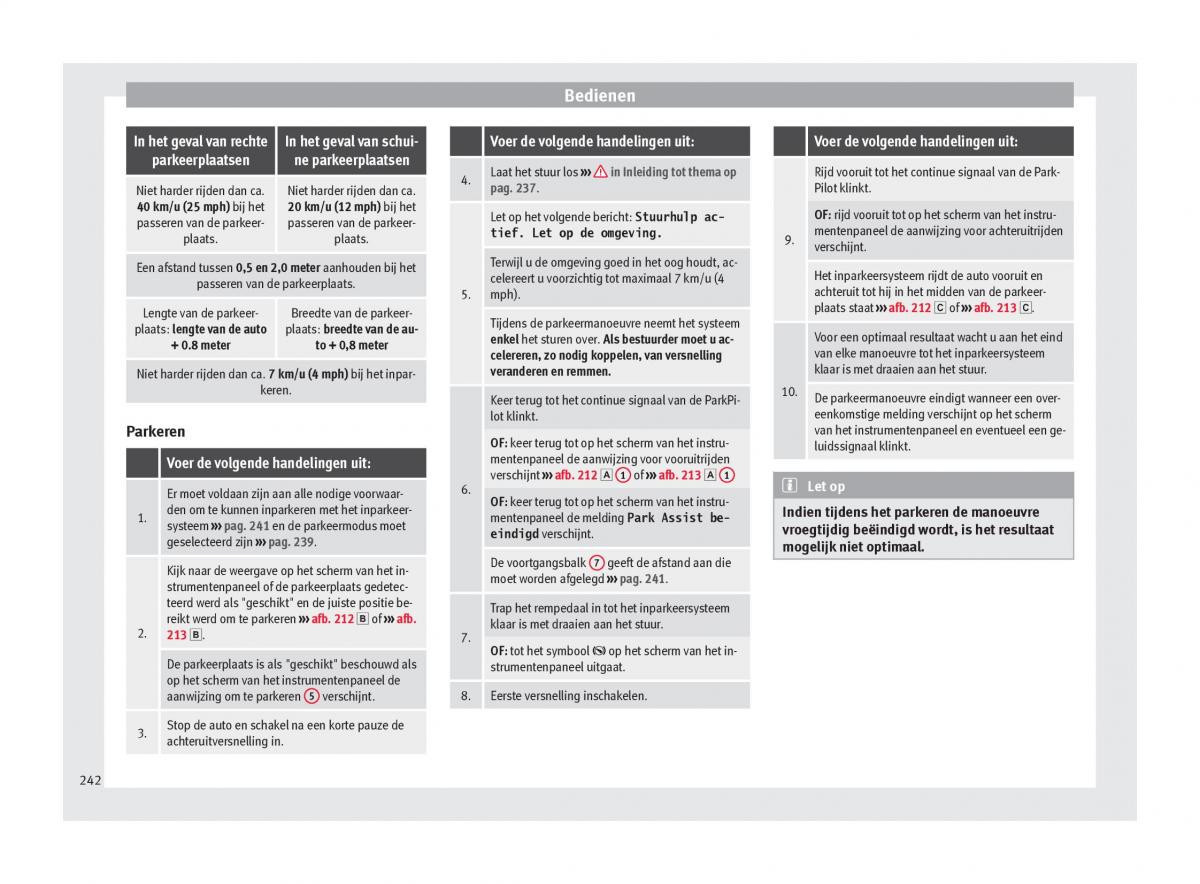 Seat Arona handleiding / page 244