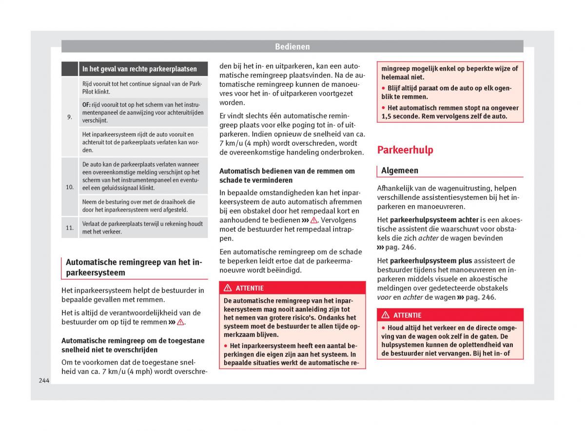 Seat Arona handleiding / page 246