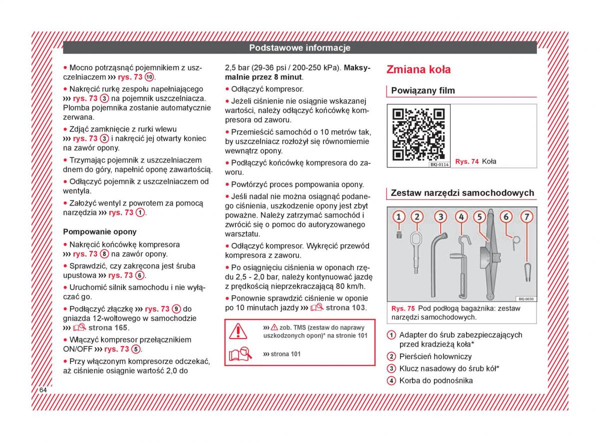 Seat Arona instrukcja obslugi / page 66