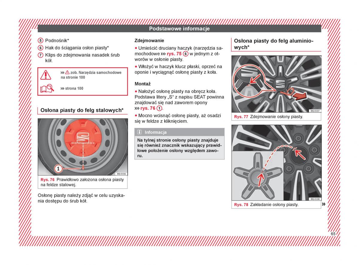 Seat Arona instrukcja obslugi / page 67