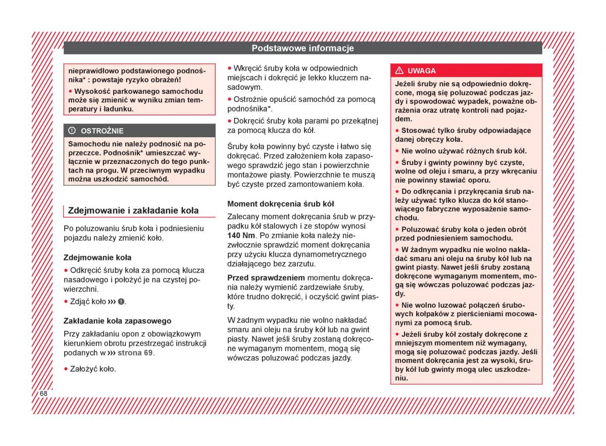 Seat Arona instrukcja obslugi / page 70