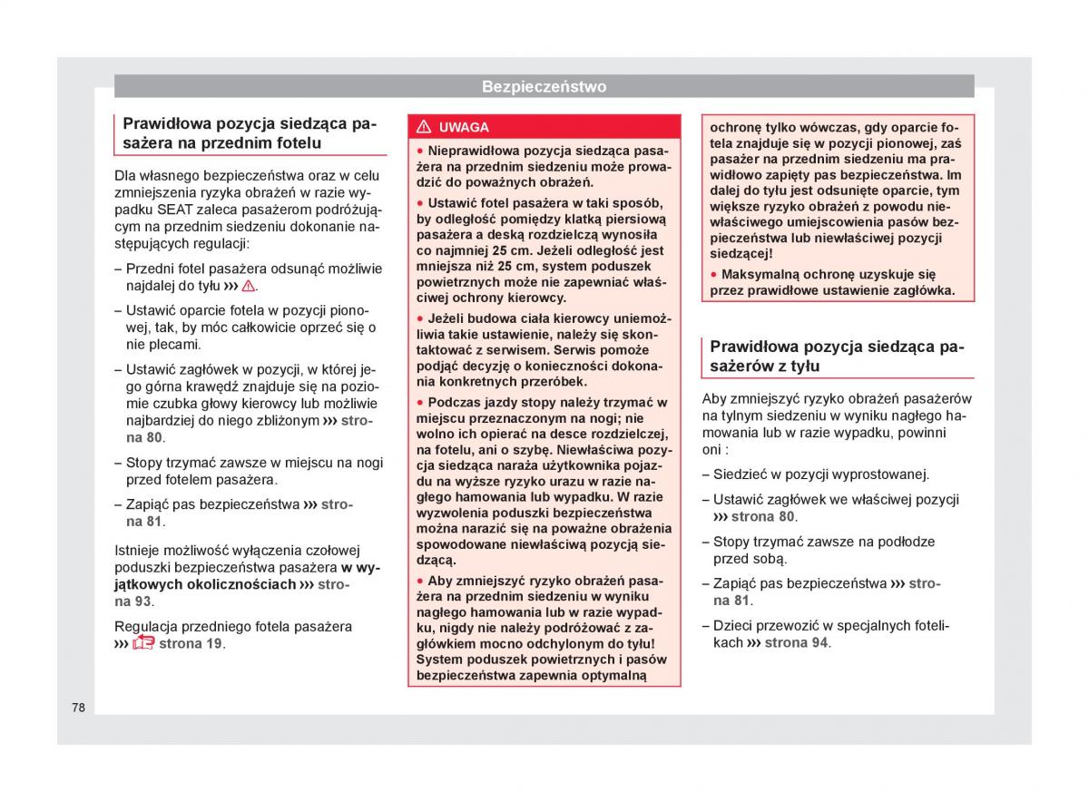 Seat Arona instrukcja obslugi / page 80