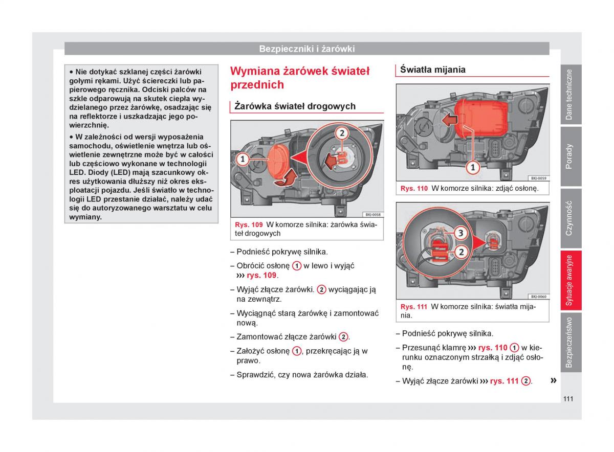 Seat Arona instrukcja obslugi / page 113