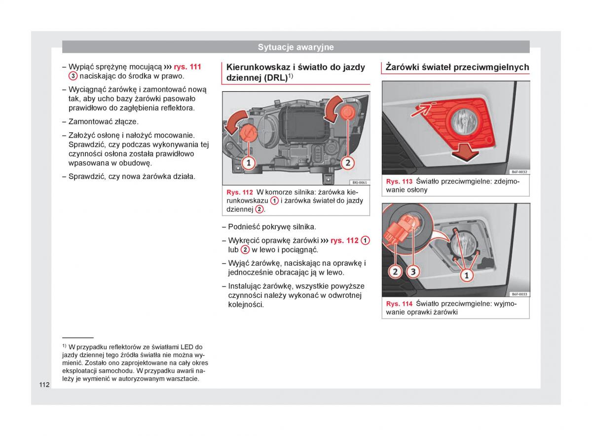 Seat Arona instrukcja obslugi / page 114