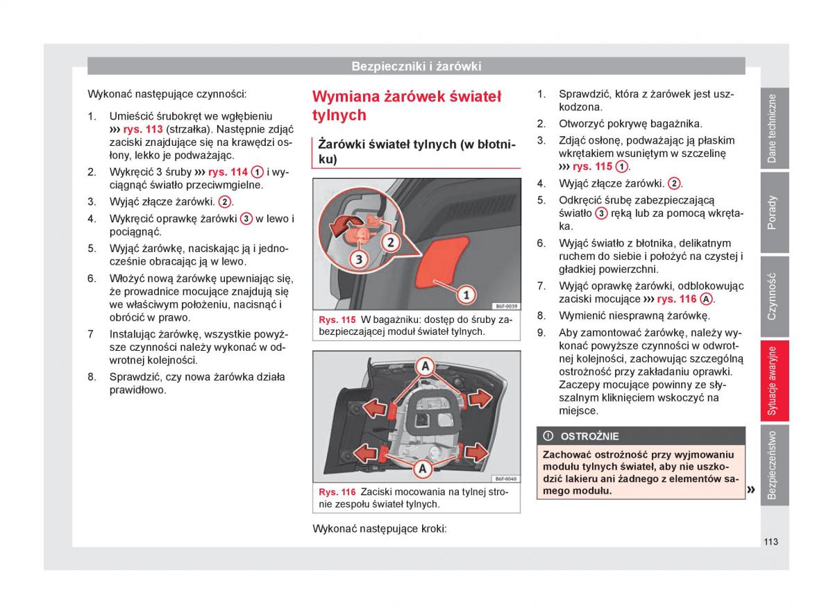 Seat Arona instrukcja obslugi / page 115