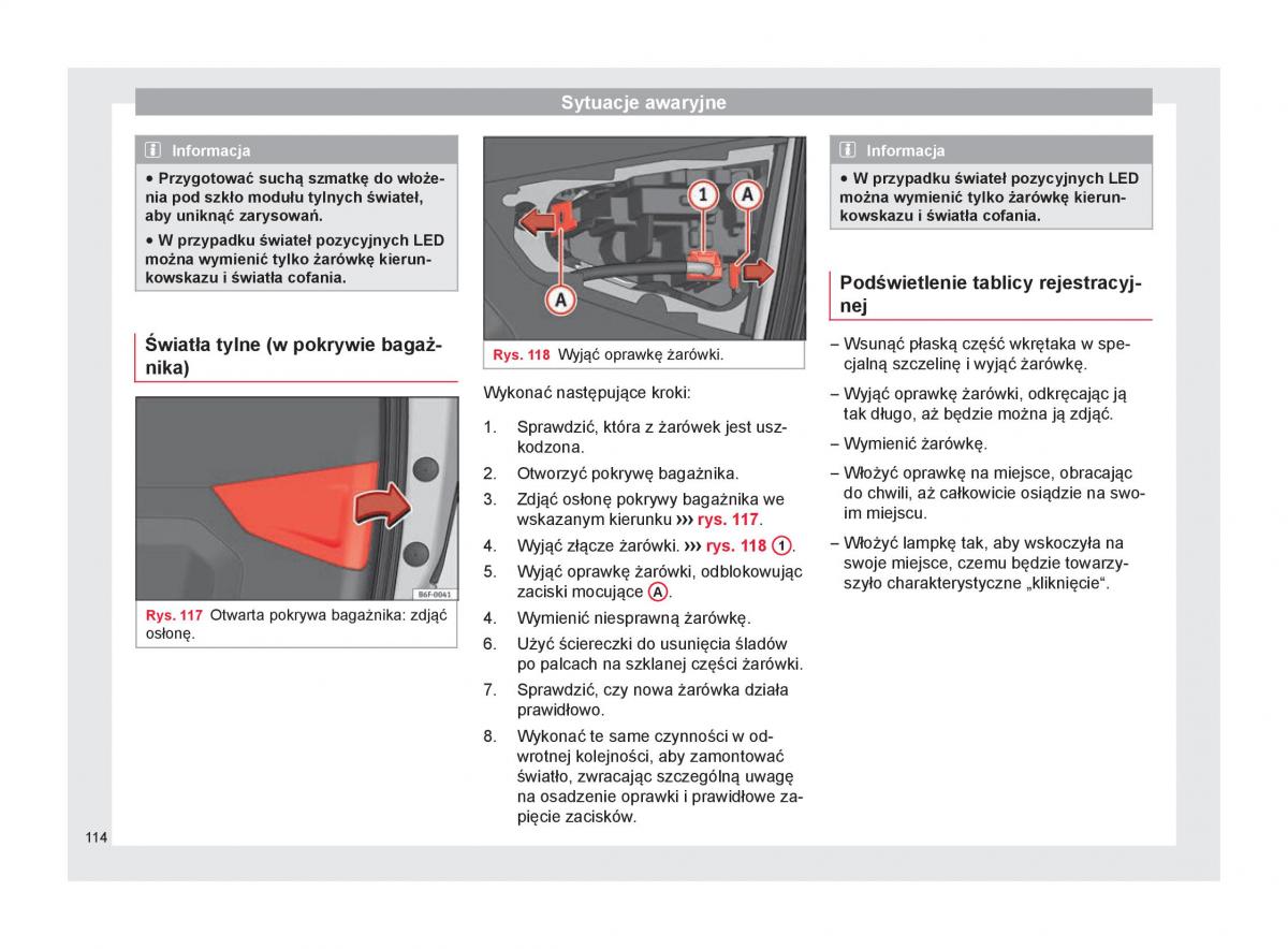 Seat Arona instrukcja obslugi / page 116