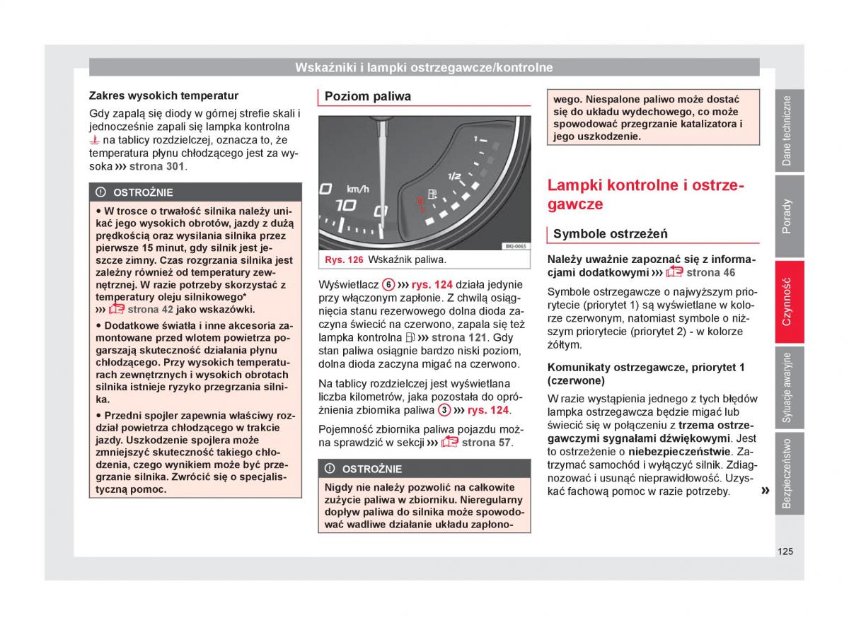 Seat Arona instrukcja obslugi / page 127