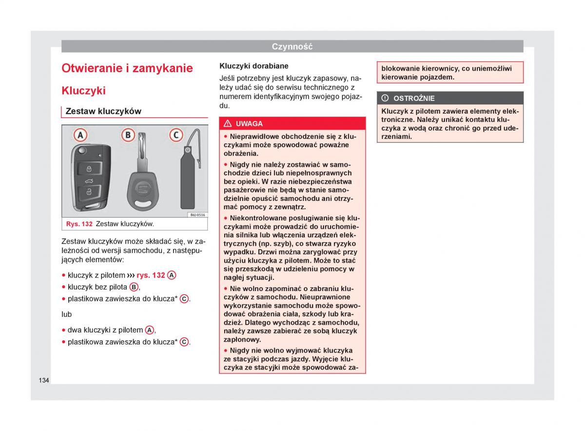 Seat Arona instrukcja obslugi / page 136