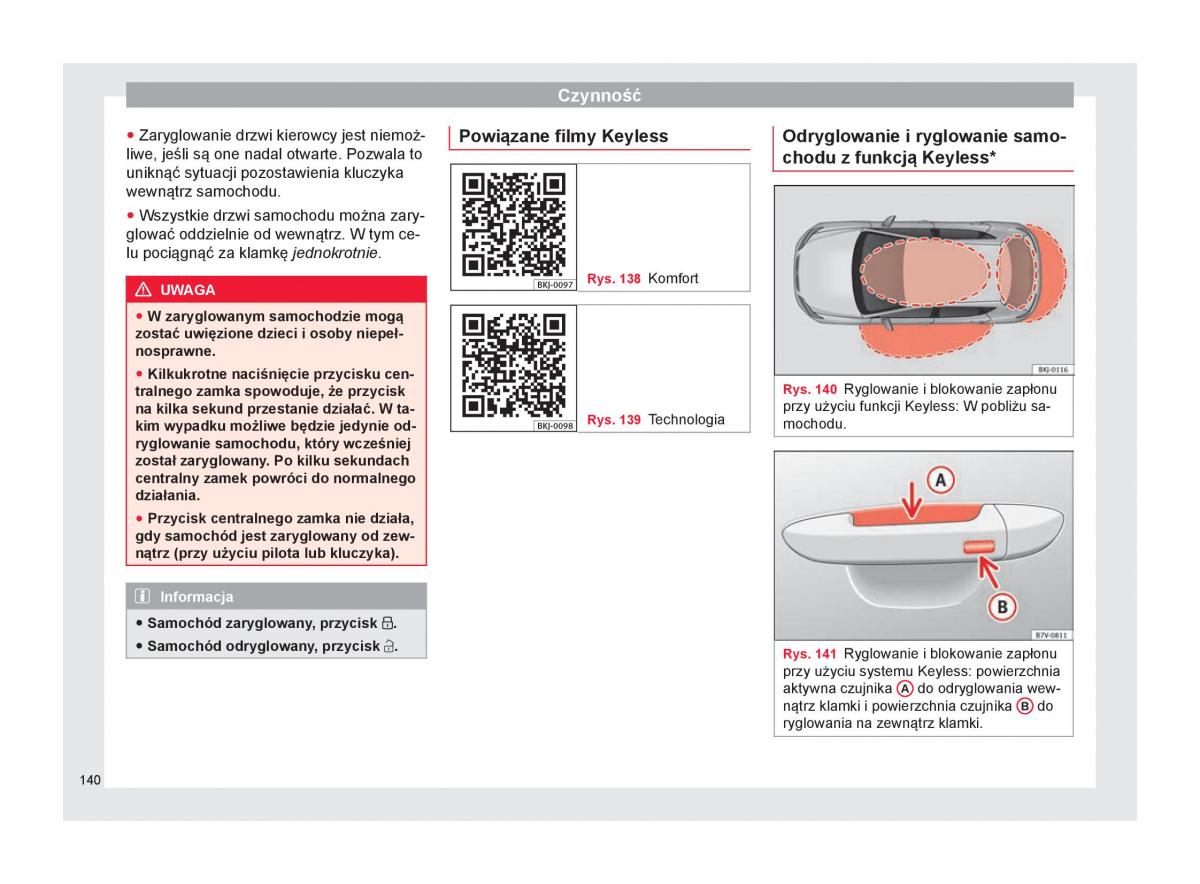 Seat Arona instrukcja obslugi / page 142