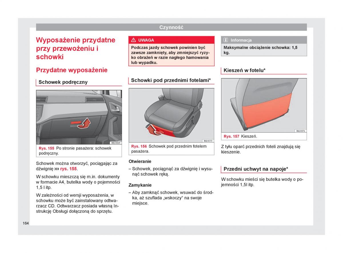 Seat Arona instrukcja obslugi / page 166