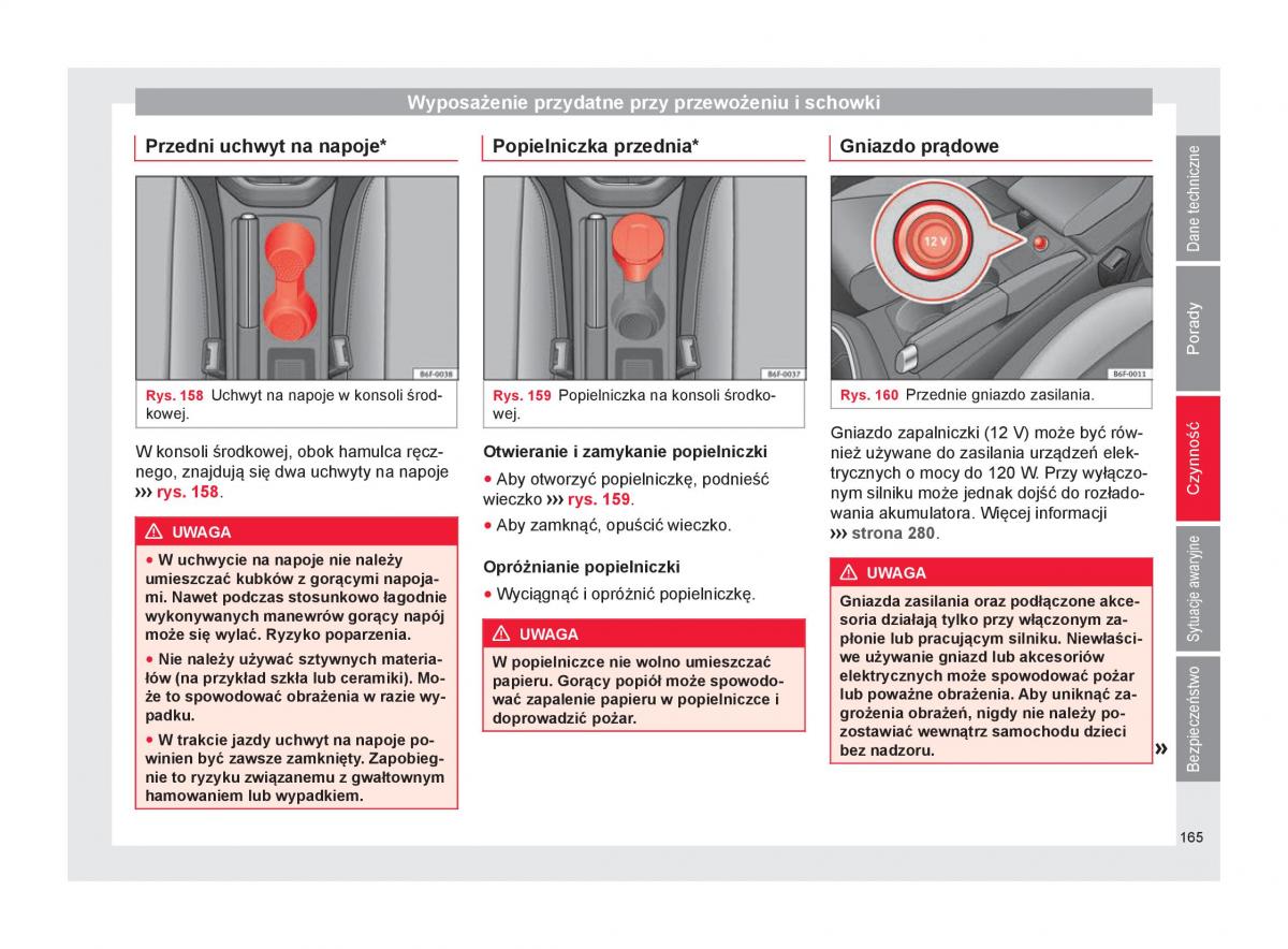 Seat Arona instrukcja obslugi / page 167