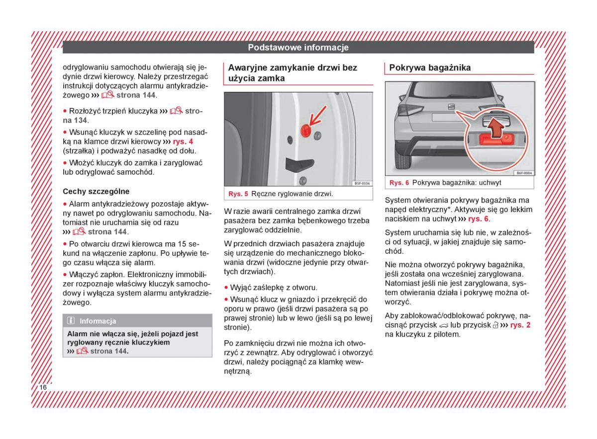 Seat Arona instrukcja obslugi / page 18