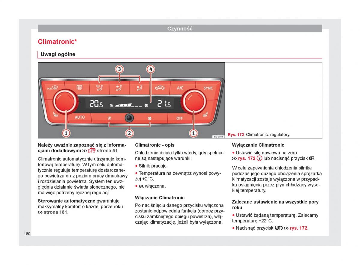 Seat Arona instrukcja obslugi / page 182