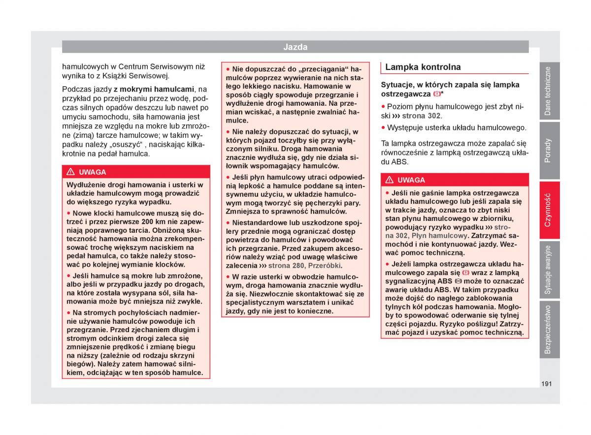 Seat Arona instrukcja obslugi / page 193