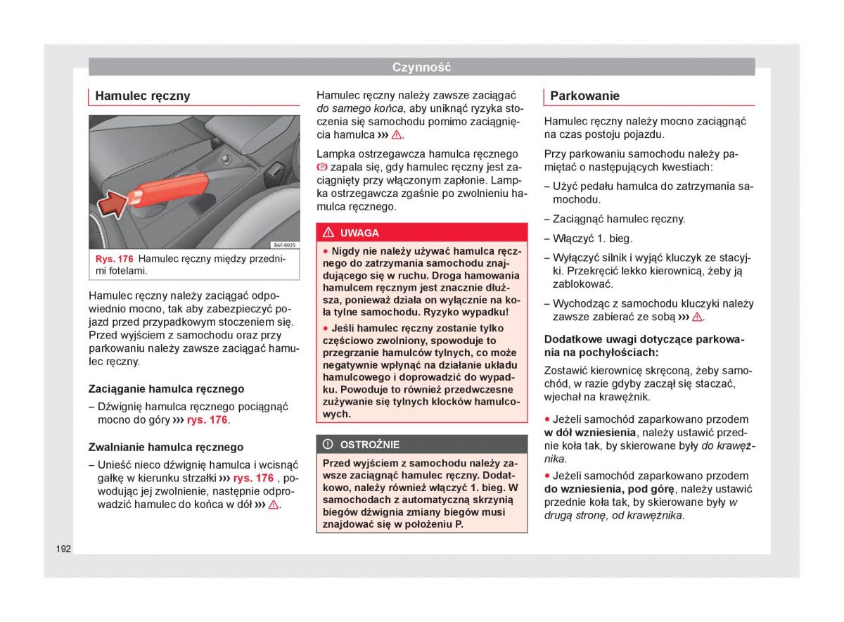 Seat Arona instrukcja obslugi / page 194