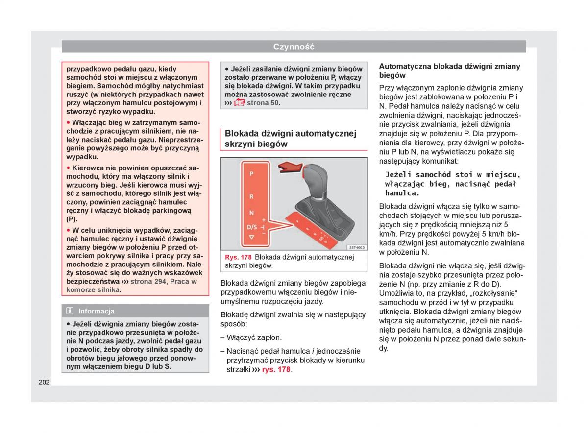 Seat Arona instrukcja obslugi / page 204