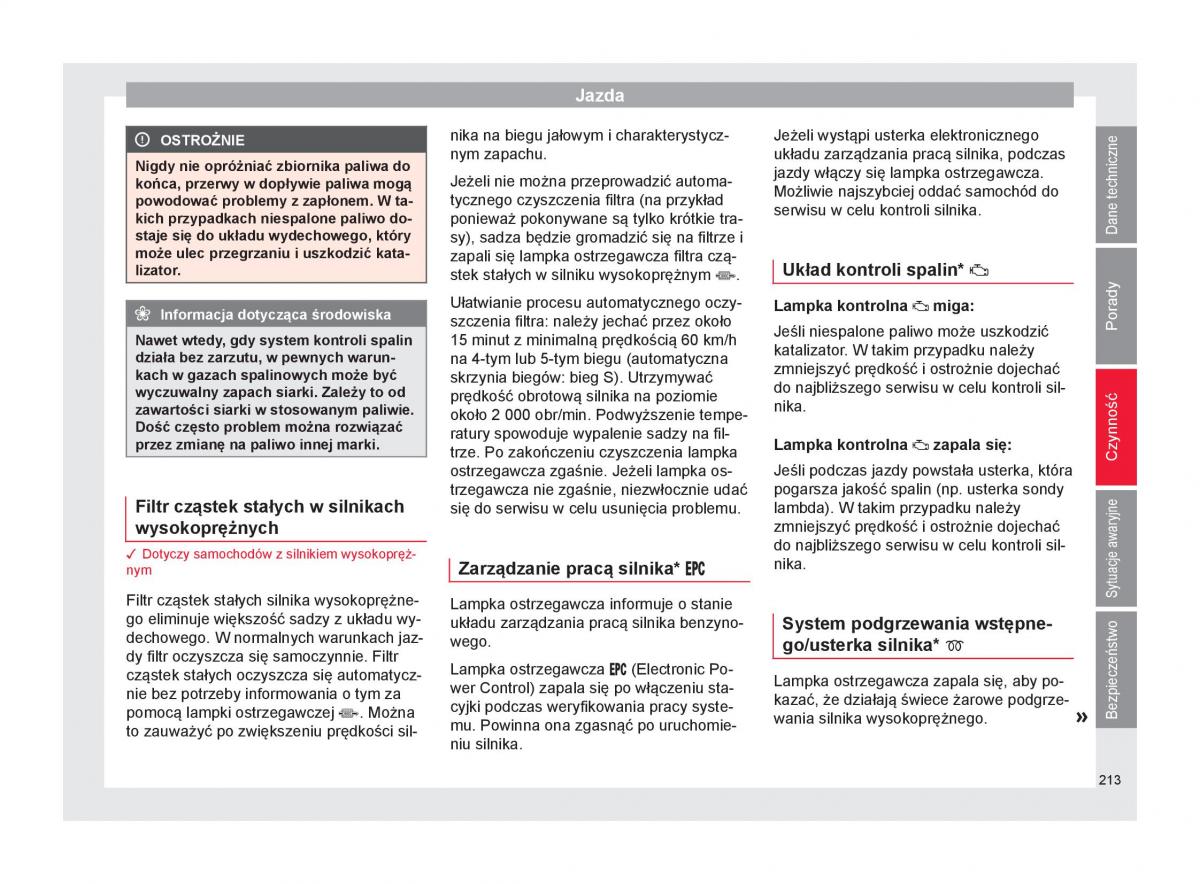 Seat Arona instrukcja obslugi / page 215