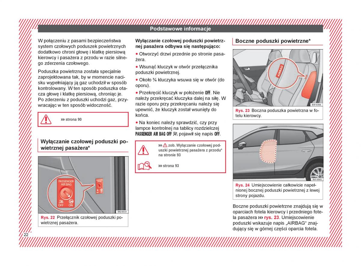 Seat Arona instrukcja obslugi / page 24