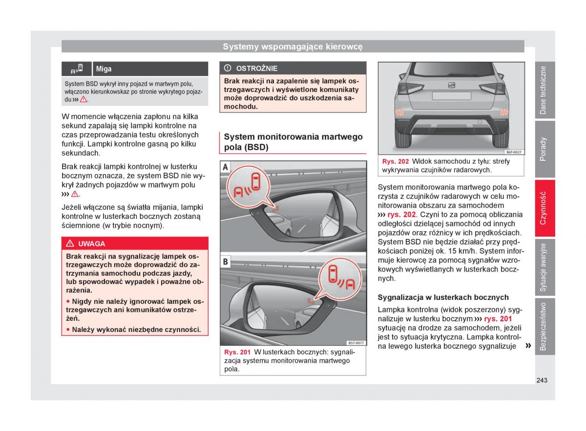 Seat Arona instrukcja obslugi / page 245