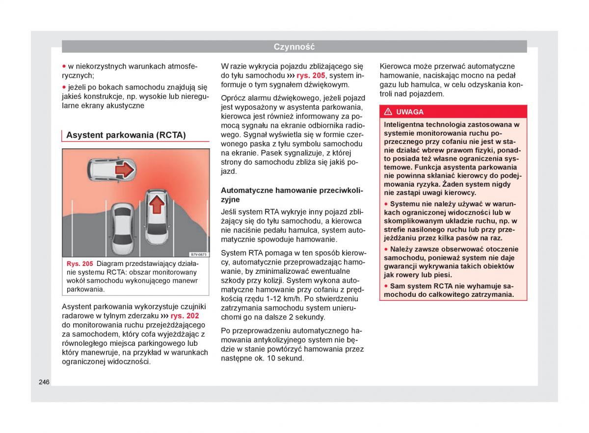 Seat Arona instrukcja obslugi / page 248