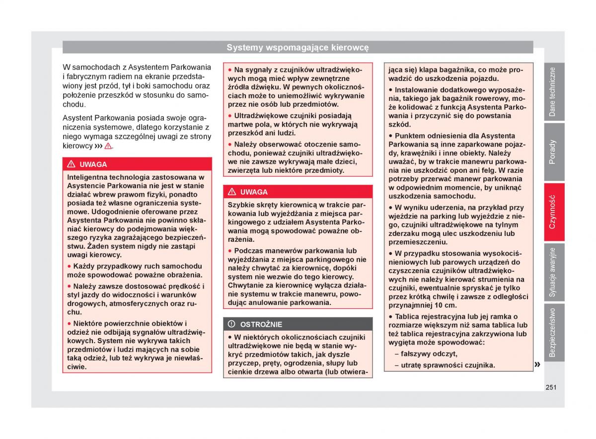 Seat Arona instrukcja obslugi / page 253