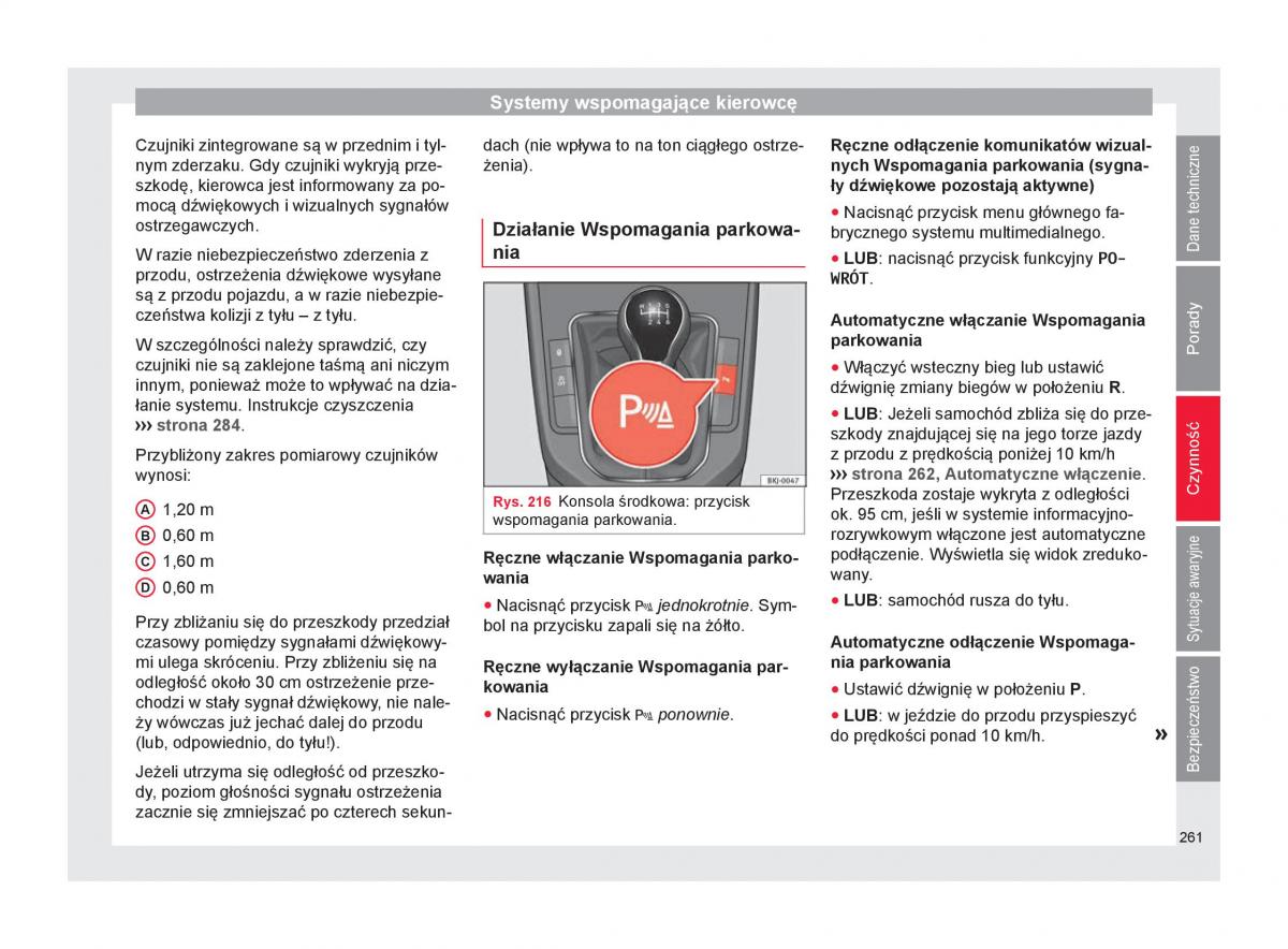 Seat Arona instrukcja obslugi / page 263